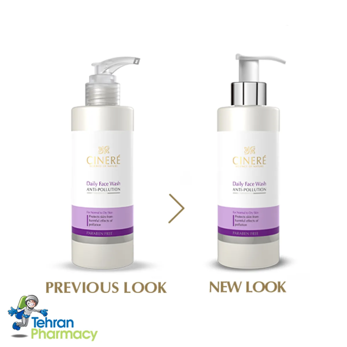 ژل شستشوی صورت سینره پوست های معمولی تا خشک - Cinere