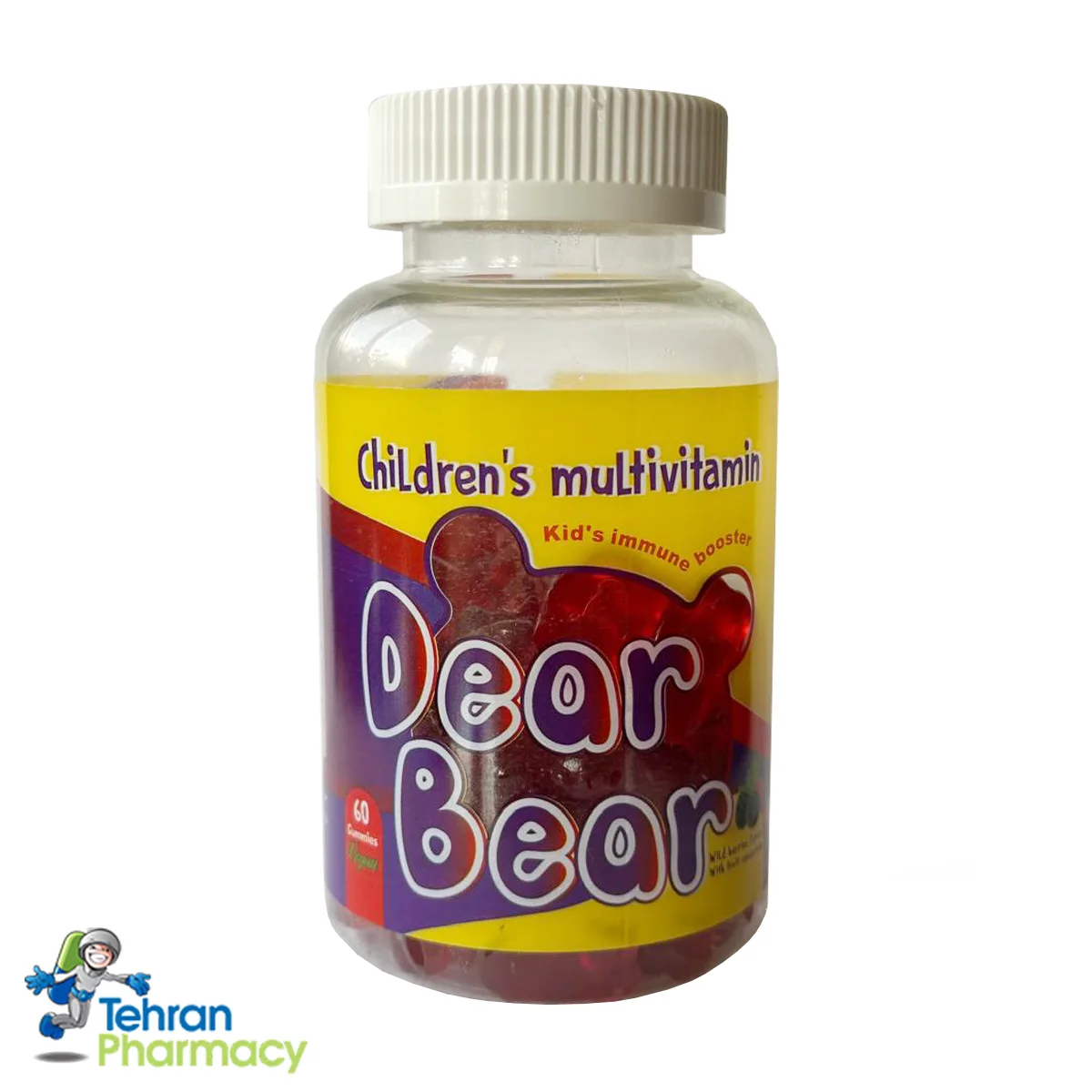پاستیل مولتی ویتامین کودکان دیر بیر بی اس کی