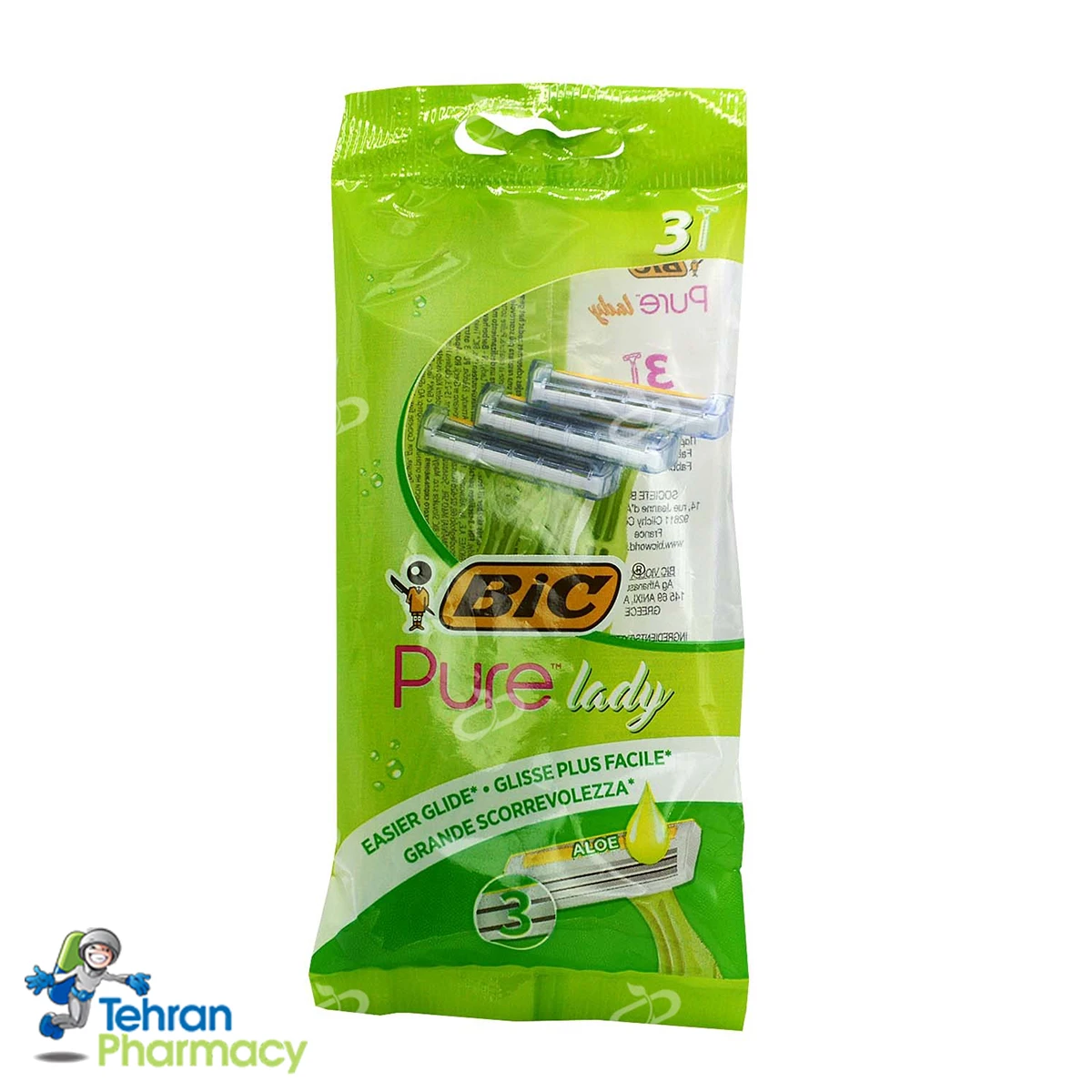 تیغ بیک سه لبه پیور لیدی ، 3 عددی