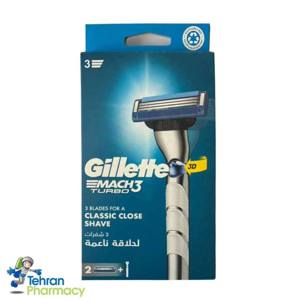 خود تراش مچ تری توربو ژیلت