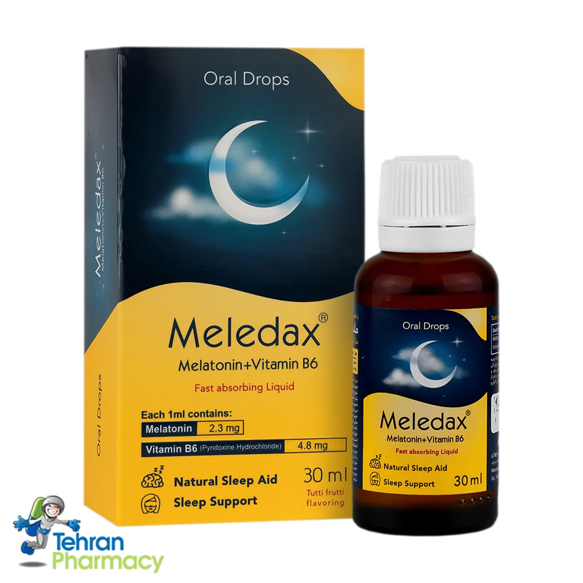 قطره ملاتونین و ویتامین ب6 خوارزمی