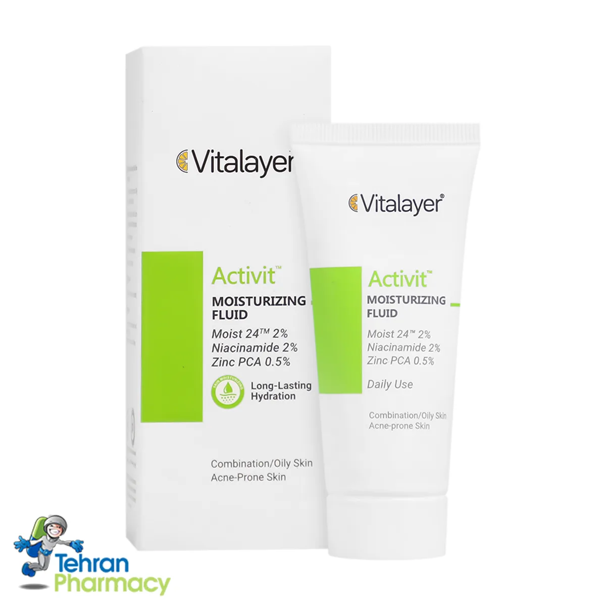 فلوئید مرطوب کننده اکتی ویت ویتالیر
