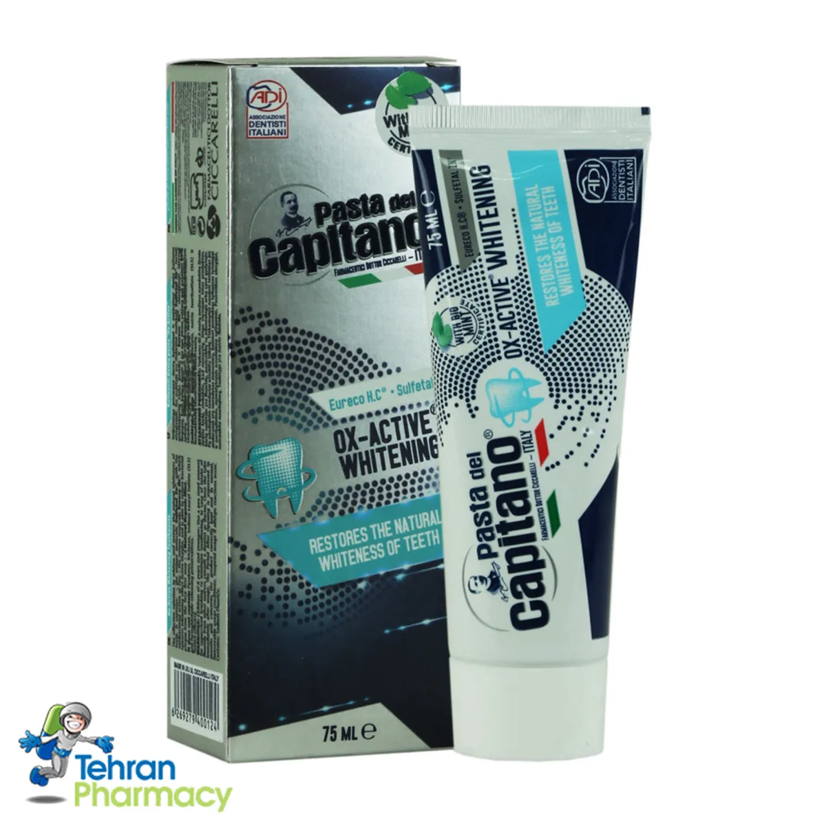 خمیر دندان سفید کننده اکتیو پاستا دل کاپیتانو