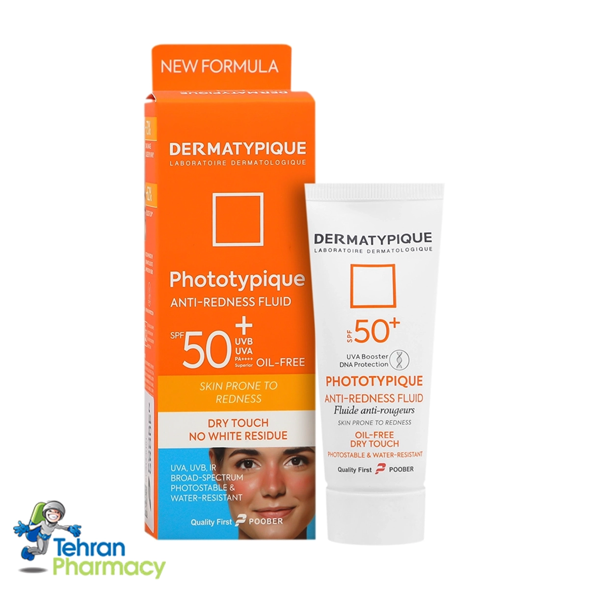 ضد آفتاب پوست قرمز و حساس درماتیپیک +SPF50