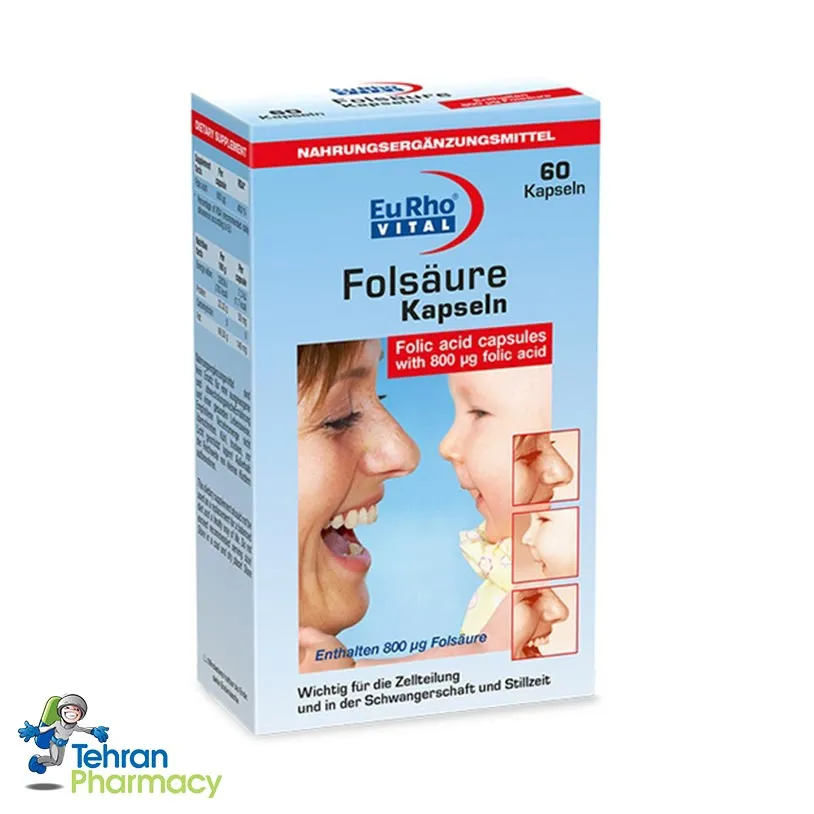 اسیدفولیک یوروویتال - EuRho VITAL Folic Asid