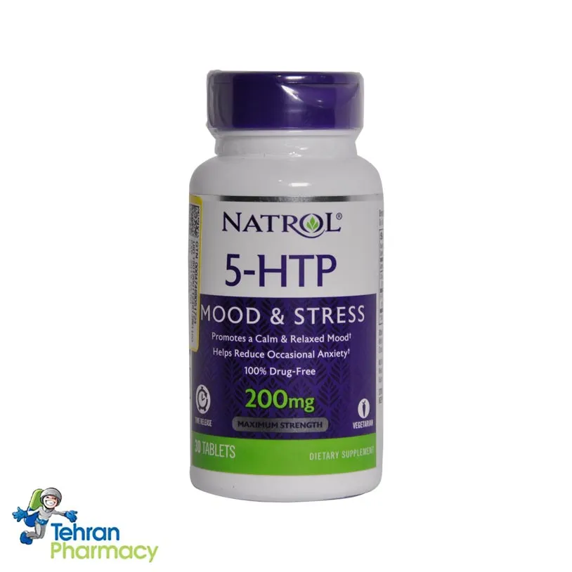 5 اچ تی پی آهسته رهش 200ناترول Natrol 5HTP