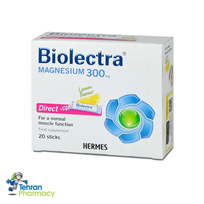 ساشه منیزیم بیولکترا هرمس  300mg
