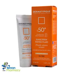 ضد آفتاب رنگی پوست چرب درماتیپیک SPF 50