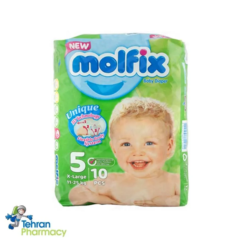 خرید پوشک مولفیکس سایز 5 - MolFix | قیمت و مشخصات